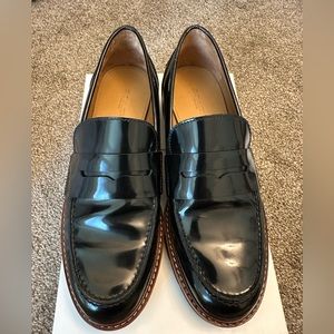 Coach Loafers Genuine Leather Size 7 Width B Black